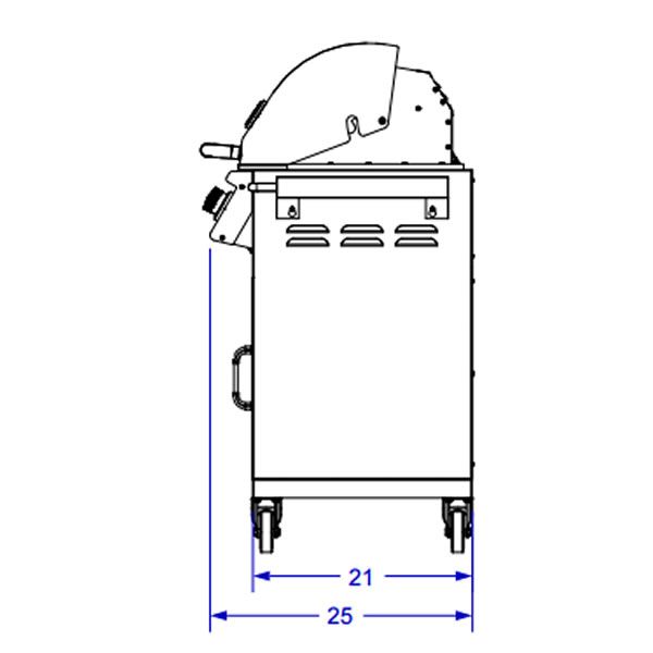 Bull Brahma Cart-Mount Gas Grill