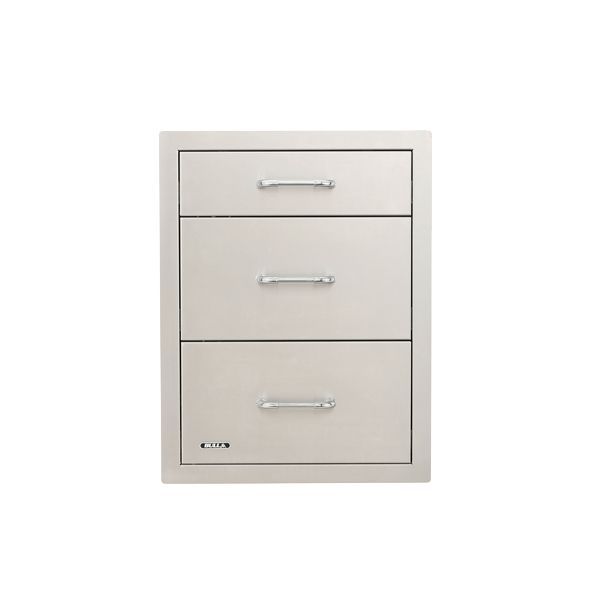 Bull Stainless Steel Triple Drawer System