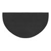 Charcoal Guardian Half Round Fiberglass Hearth Rug - 4'