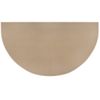 Tan Guardian Half Round Fiberglass Hearth Rug - 4'