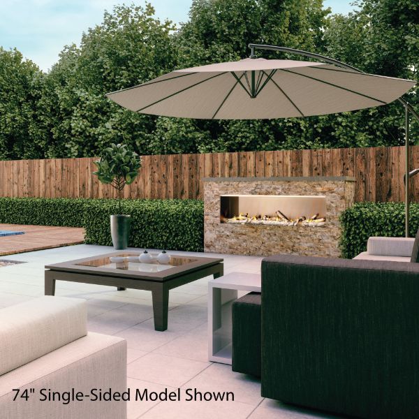 Napoleon Galaxy Outdoor Linear See-Through Gas Fireplace - 62"
