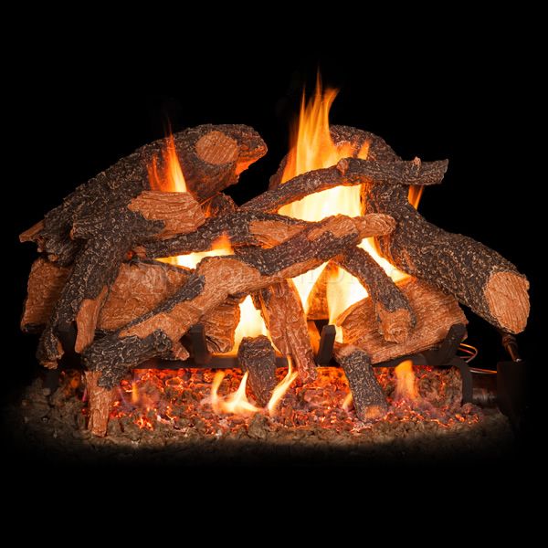 Golden Blount Texas Hickory Fire Vented Gas Log Set