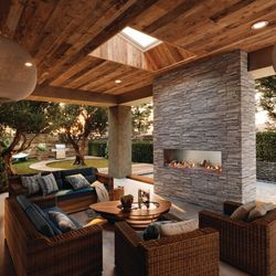 Napoleon Galaxy Outdoor Linear Gas Fireplace - 74"