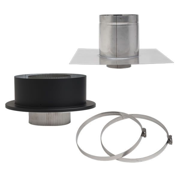 Galvalume Masonry Chimney Conversion Kit - 5" Dia