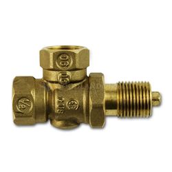 Gas 1/4 Turn Ball Valve - Angled