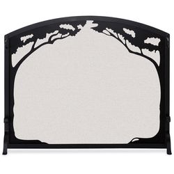Grand Oak Fireplace Screen