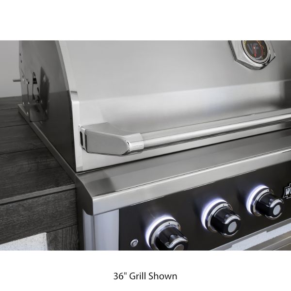 Wildfire Ranch Pro Black Stainless Steel Built-In Gas Grill - 42"