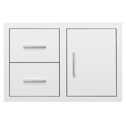 Summerset Double Drawer and Door Combo