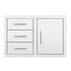 Summerset Triple Drawer and Door Combo