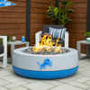 FlameCraft Detroit Lions One Pride Duo Gas Fire Pit - 48"
