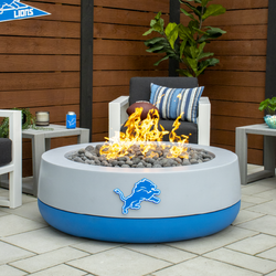 FlameCraft Detroit Lions One Pride Duo Gas Fire Pit - 48"