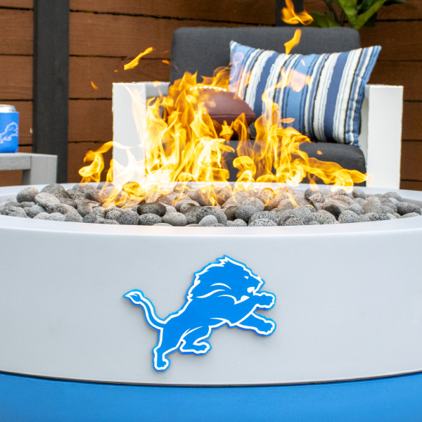 FlameCraft Detroit Lions One Pride Duo Gas Fire Pit - 48"