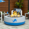FlameCraft Detroit Lions One Pride Duo Gas Fire Pit - 36"