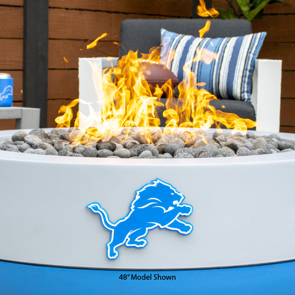 FlameCraft Detroit Lions One Pride Duo Gas Fire Pit - 36"