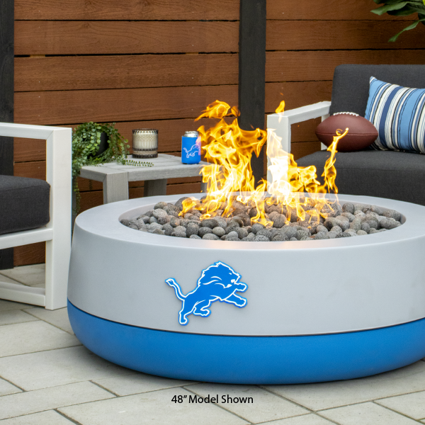 FlameCraft Detroit Lions One Pride Duo Gas Fire Pit - 36"