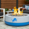 FlameCraft Detroit Lions One Pride Duo Gas Fire Pit - 36"