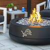 FlameCraft Detroit Lions Blackout Duo Gas Fire Pit - 48"