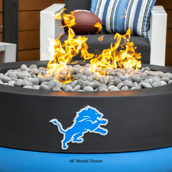 FlameCraft Detroit Lions Motor City Duo Gas Fire Pit - 36"