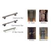 Hammered Edge Masonry Fireplace Door