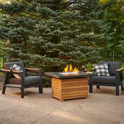 Darien Everblend Top Gas Fire Pit Table