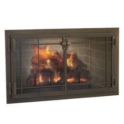 Craftsman Masonry Fireplace Glass Door