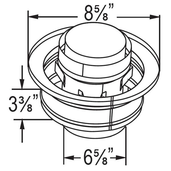4" Diameter DirectVent Chimney Conversion Kit