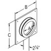 4" Diameter DirectVent Masonry Chimney Conversion Kit w/ Thimble &Connector