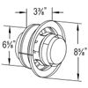4" Diameter DirectVent Masonry Chimney Conversion Kit w/ Thimble &Connector