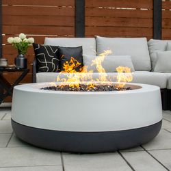 FlameCraft Duo Round Gas Fire Pit - 48"