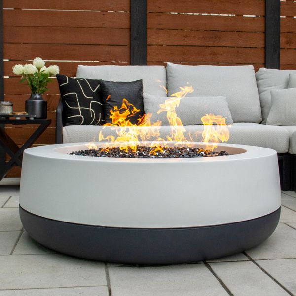 FlameCraft Duo Round Gas Fire Pit - 48"