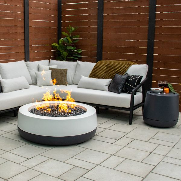 FlameCraft Duo Round Gas Fire Pit - 48"