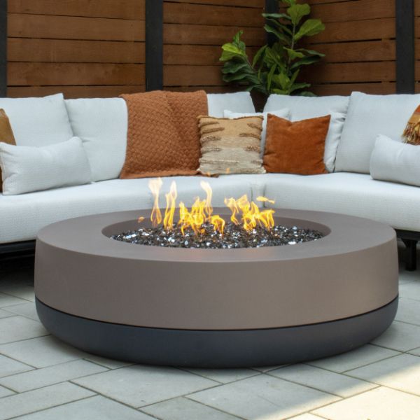 FlameCraft Duo Round Gas Fire Pit - 60"