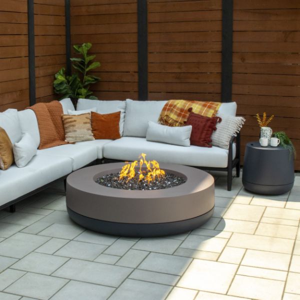 FlameCraft Duo Round Gas Fire Pit - 60"