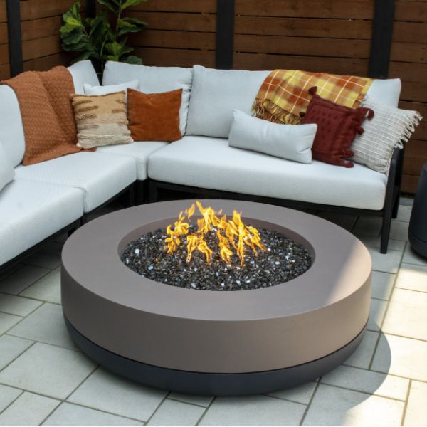 FlameCraft Duo Round Gas Fire Pit - 60"