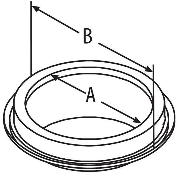 10" Diameter DuraTech Oversize Finishing Collar - 12"