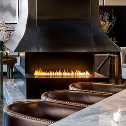 European Home H-Series Multi-Sided Ventless Natural Gas Fireplace - 60"