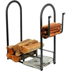 Large Fire Center Indoor Firewood Rack