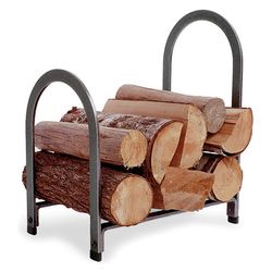 Offset Arch Indoor Firewood Rack