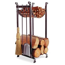 Sling Indoor Firewood Rack with Tools