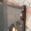 Early American Bowed Fireplace Screen