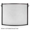Early American Bowed Fireplace Screen