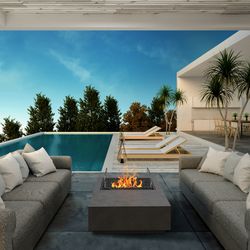 EcoSmart Fire Manhattan 50 Gas Fire Pit Table