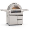 Fire Magic Echelon E66 Cart Mount Gas Pizza Oven with Black Glass