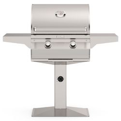 Fire Magic Choice C430s Patio Post Mount Gas Grill with Analog Thermometer and 1-Hour Timer- 27"