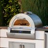 Fire Magic Echelon E66 Built-In Gas Pizza Oven with Black Glass