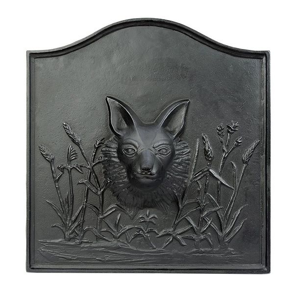 Fox Cast Iron Fireplace Fireback