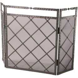 Forest Hill Fire Fireplace Screen - Triple Panel