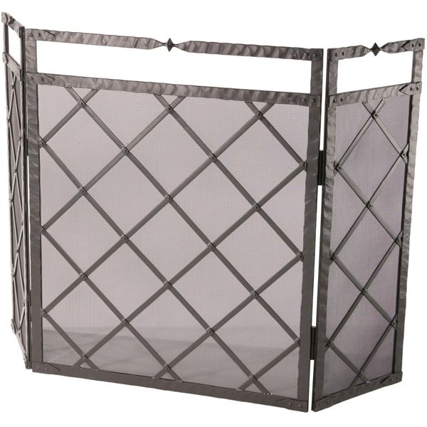 Triple Panel Forest Hill Fire Fireplace Screen - 52" x 34"