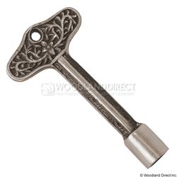 Filigree Pewter Valve Key