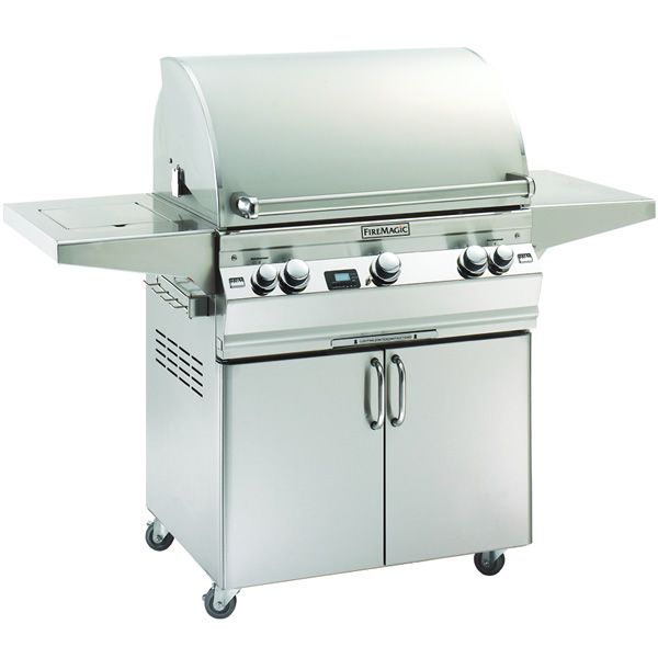Fire Magic Aurora Cart Mount A660s Gas Grill - Single Side Burner